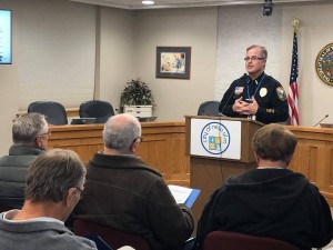 New Ulm Police Chief Dave Borchert talks about his firsthand experience responding to head-on collisions on Highway 14.